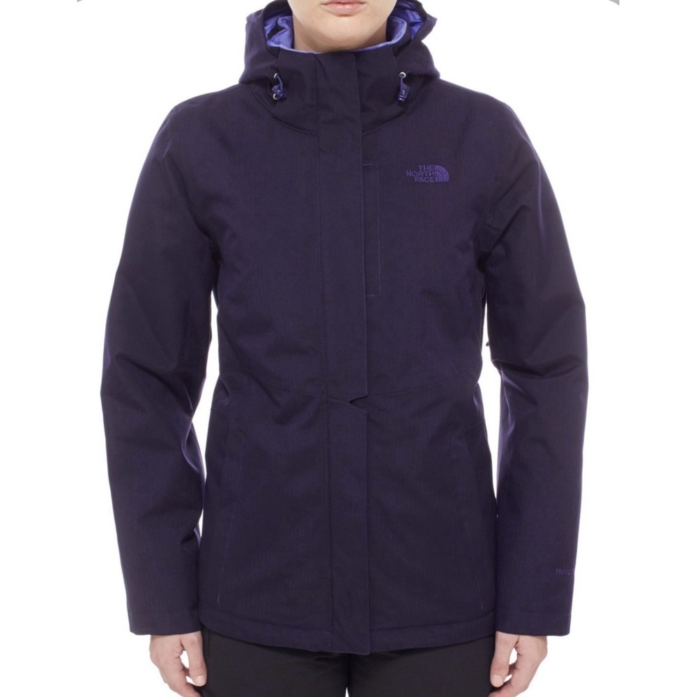 The North Face Jacket XL Purple Fleece Lined Winter Ski Coat Granola Girl Hiking